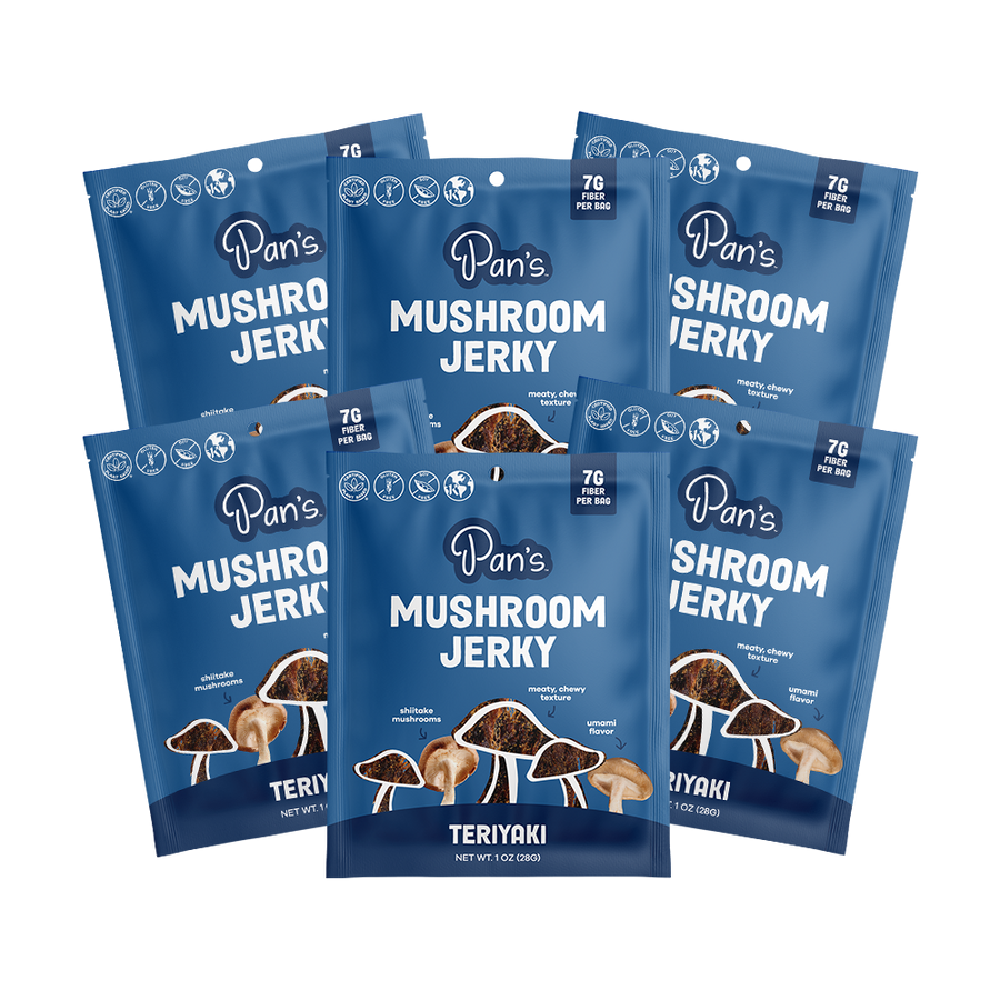 Teriyaki Mushroom Jerky - Single Serve Pack H8